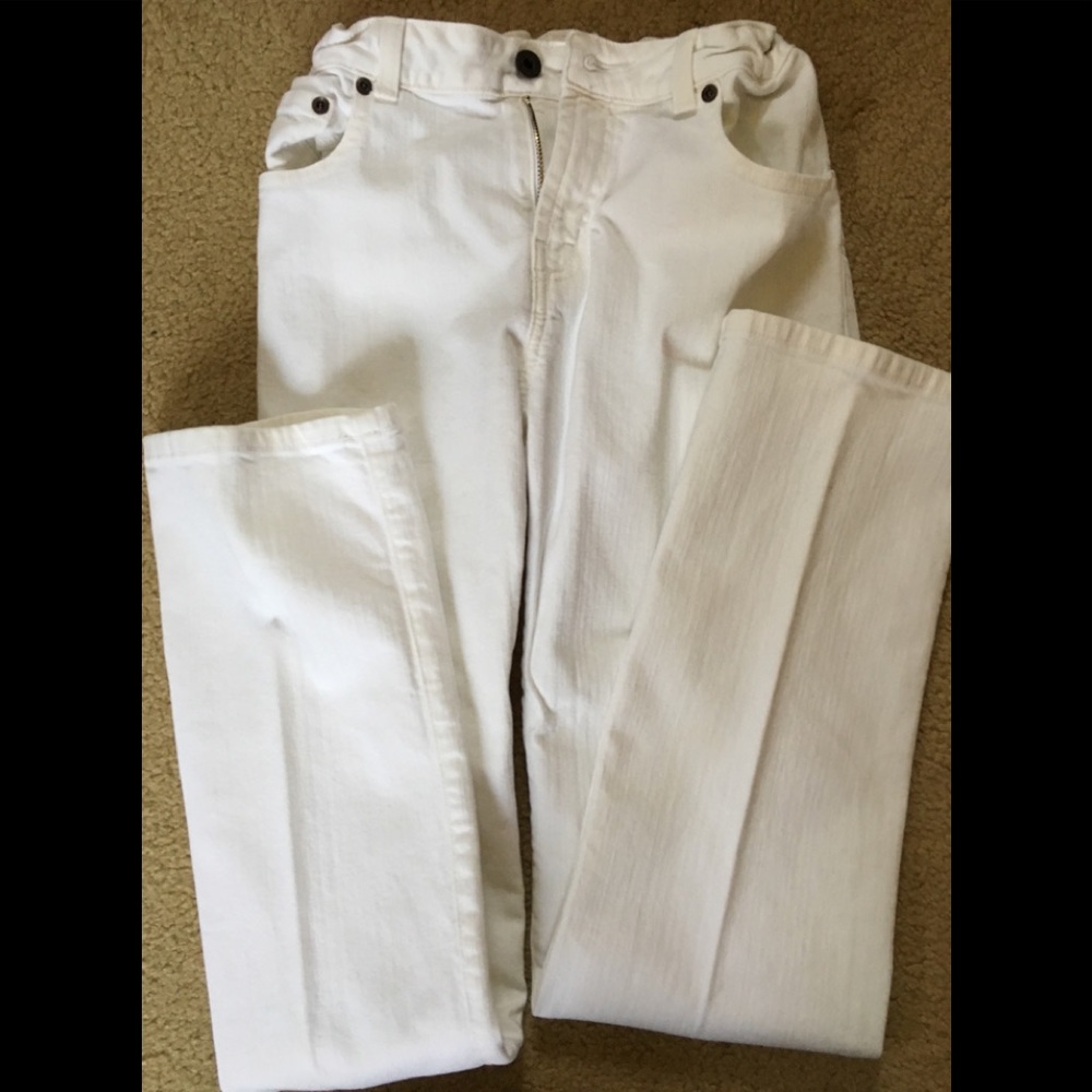 Girls white jeans